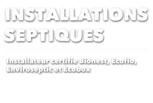 excavation f clement - installations septiques